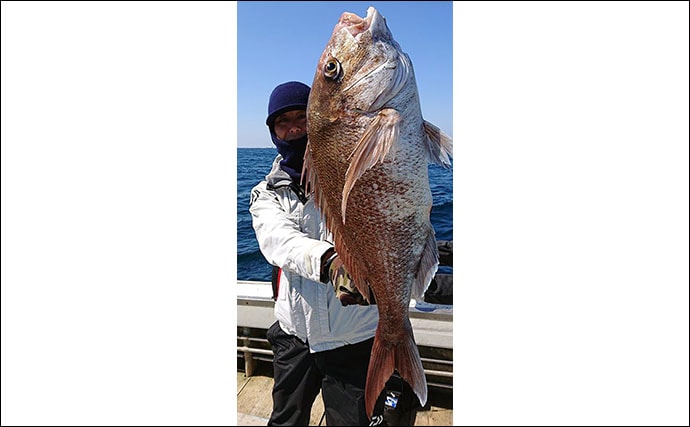 【玄界灘】船釣り最新釣果　タイラバで7kg頭にマダイ数釣り釣果続々