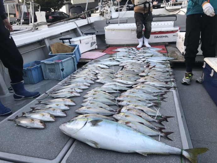 【福岡県】沖のルアーフィッシング最新釣果　10kg級ブリにマダイ74尾