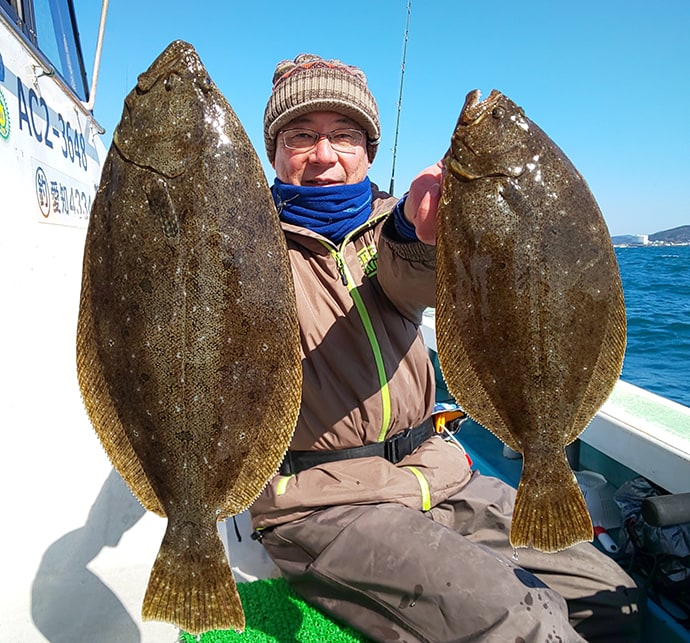 【愛知県】沖のエサ釣り最新情報　泳がせ釣りで良型ワラサにヒラメ浮上