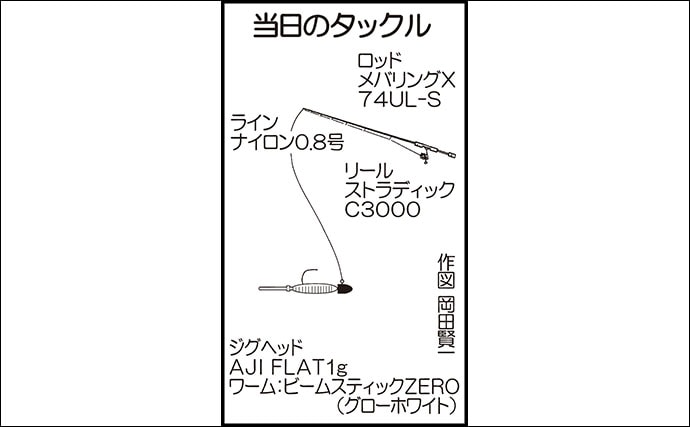 家族連れでライトロックゲーム　足元から20cm超アラカブ【大分】