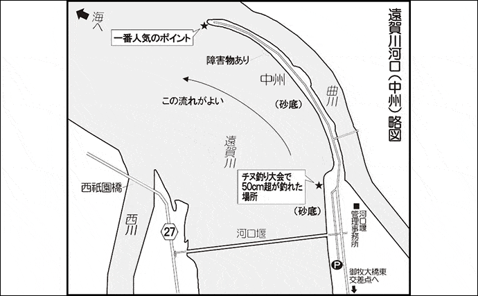 【福岡2020】フカセチヌ好釣り場：遠賀川河口　這わせ釣りがオススメ