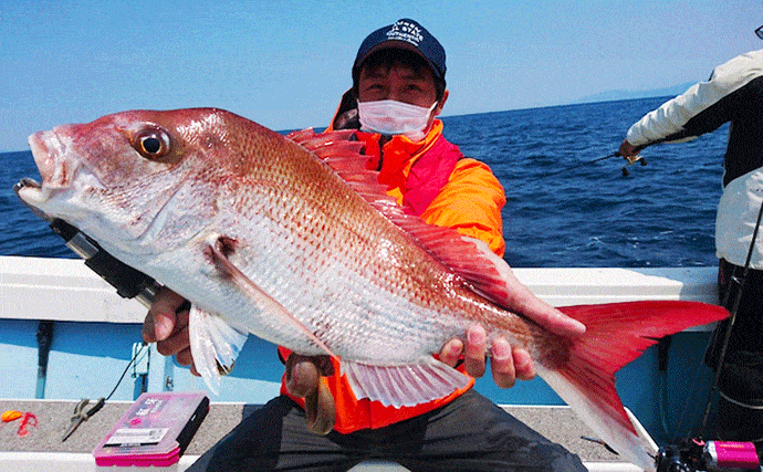 【大分・熊本】船釣り釣果情報　タイラバで良型マダイに50cm超アジなど