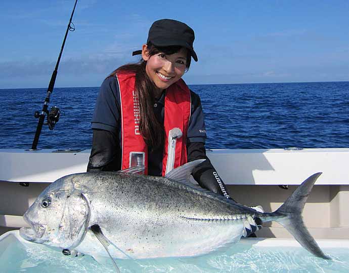 人生最高フィッシング：阪本智子　子供のお食い初めマダイは自分で釣る