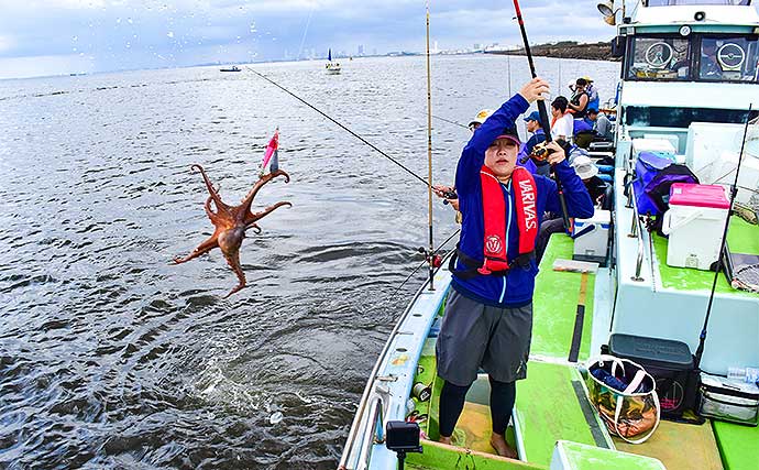 杉田千紘が東京湾『エギタコ釣り』に挑む　夏に最高「旨辛レシピ」も紹介