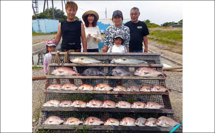 【愛知・三重】海上釣り堀最新釣果　マダイ＆青物の数釣りにシマアジも