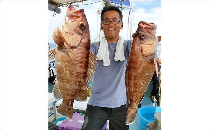 【福岡】沖のエサ釣り最新釣果　泳がせで超大型『アラ』22.5kg浮上