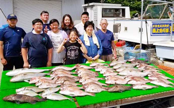 【三重】海上釣り堀最新釣果　家族でマダイ・シマアジなど高級魚続々