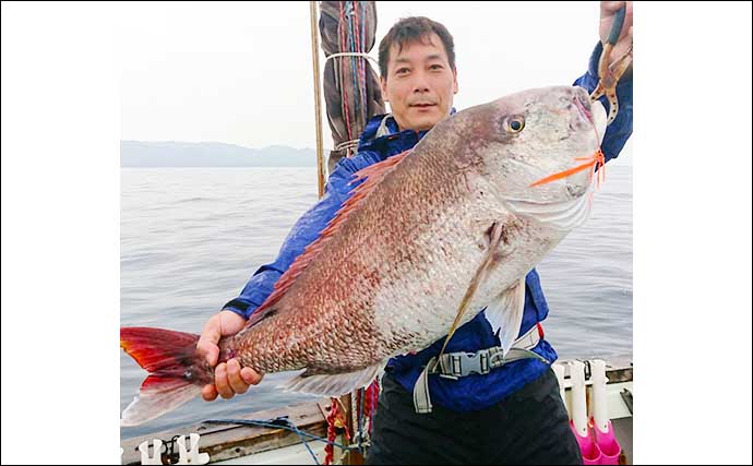 【三重・福井】船釣り最新釣果　ジギング＆タイラバで良型マダイ浮上