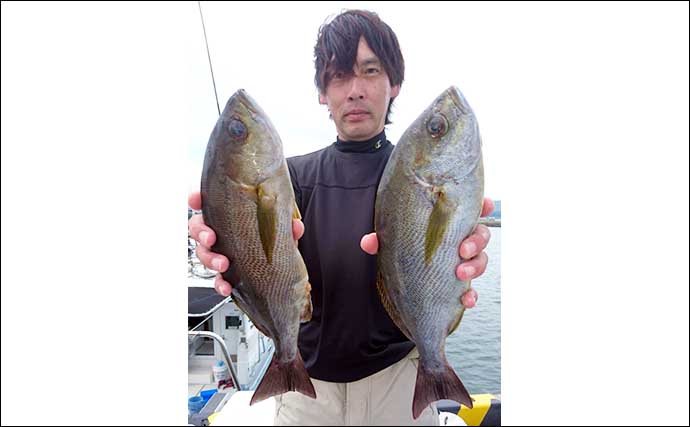 【大分・熊本】船釣り最新釣果　腹パン『ジャンボイサキ』が絶好調