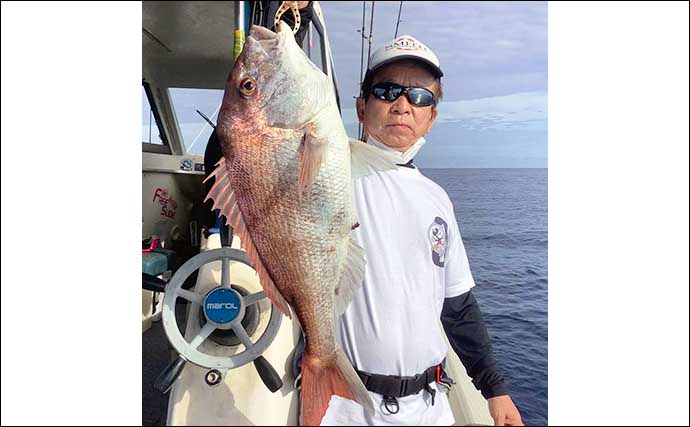 【福岡】沖のエサ釣り最新釣果　タイラバ＆テンヤマダイで数釣り堪能