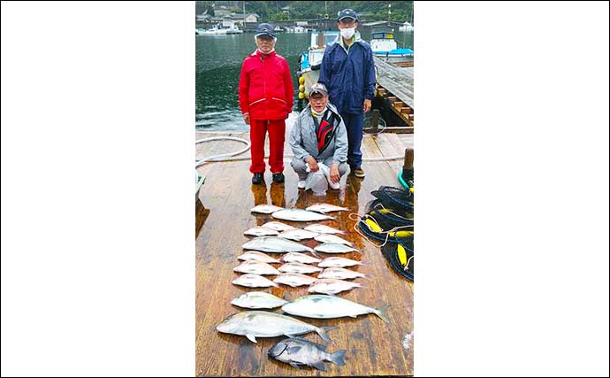 【三重】海上釣り堀最新釣果　高級魚の「シマアジ」を狙いに行こう