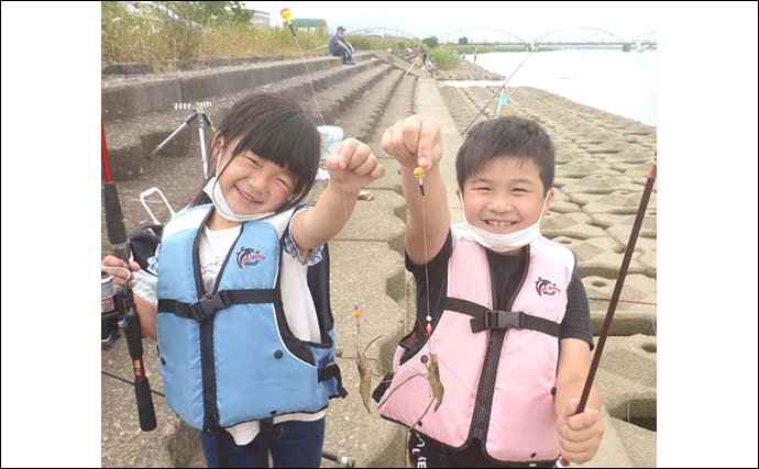 親子でテナガエビ釣り満喫　入れ食いに子供も大はしゃぎ【揖斐川】