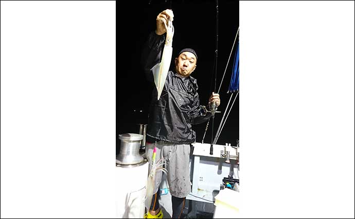 【福岡】夜焚きイカ釣り最新釣果　イカメタルでも165尾の大釣り