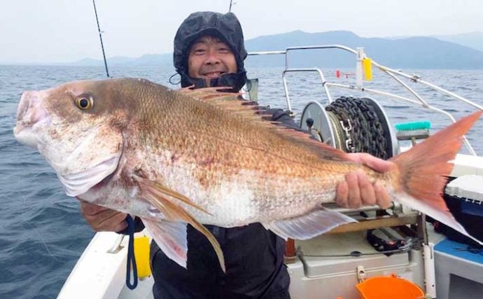 【福井】沖釣り最新釣果　タイラバ＆SLJで83cmモンスターマダイ