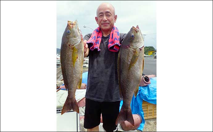【大分・熊本】沖釣り最新釣果　ケンサキイカやジャンボイサキが好調
