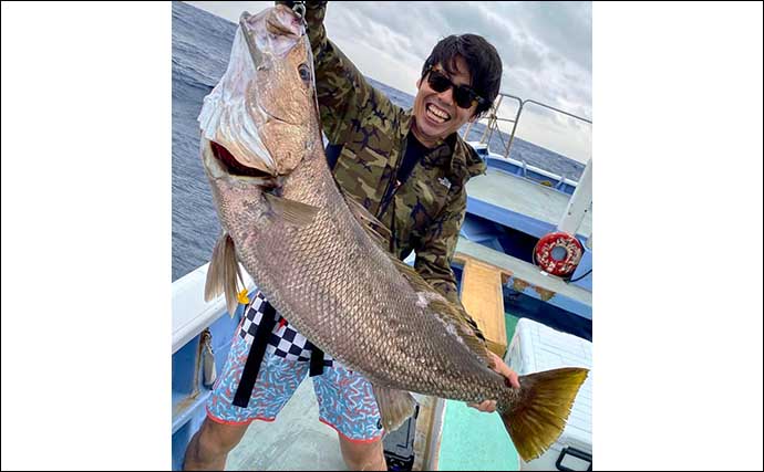 【福井・静岡】沖釣り最新釣果　タイラバで25kg超『モンスターカンパチ』