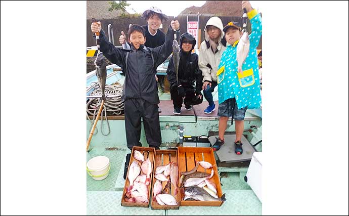 【福岡】沖のエサ釣り最新釣果　泳がせ釣りで大型アラに6kgマダイ