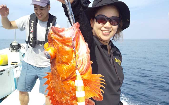 室戸岬スロージギングでマダイ アカハタ ハガツオなど 高知 海皇丸 Tsurinews Part 2