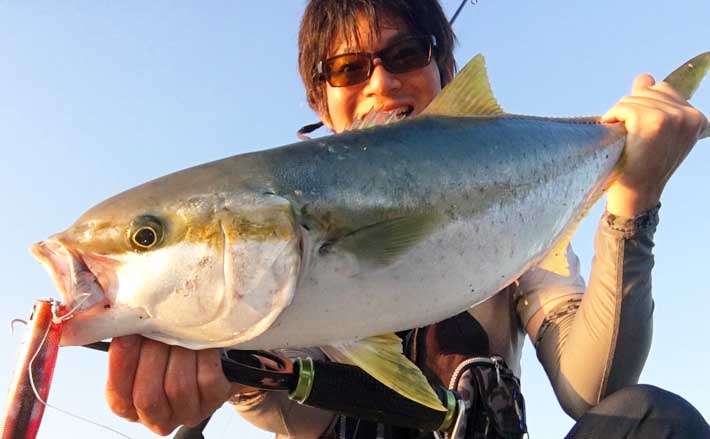 陸っぱりトップゲームで良型ヒラマサ＆シイラをキャッチ【長崎・中通島