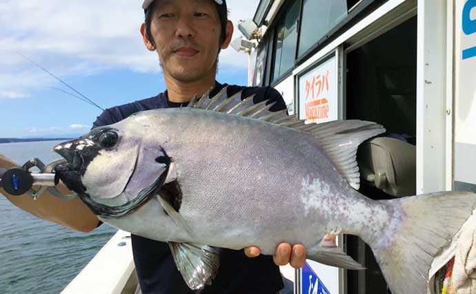 【福岡】エサでの船釣り最新釣果　ひとつテンヤで3kg『イシダイ』浮上