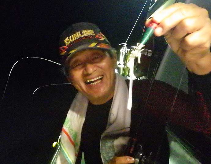 夜釣りでケンサキイカ36匹　本格シーズンに突入【愛媛・はま渡船】