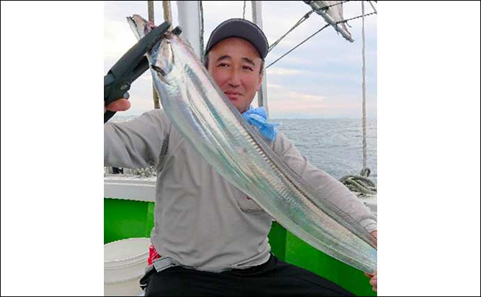 【熊本・大分】沖釣り最新釣果　ドラゴン級タチウオにマダイが好調