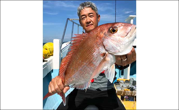 【愛知・静岡】沖のルアー最新釣果　タイラバで大型『イシダイ』浮上