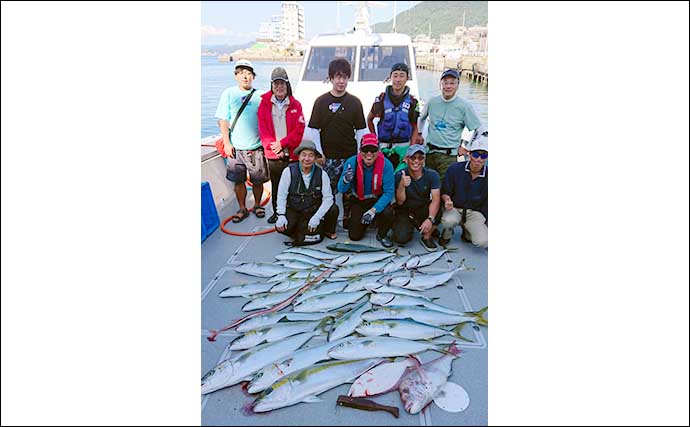 【福岡・響灘】沖釣り最新釣果　SLJ＆タイラバで50cm級マダイ27尾