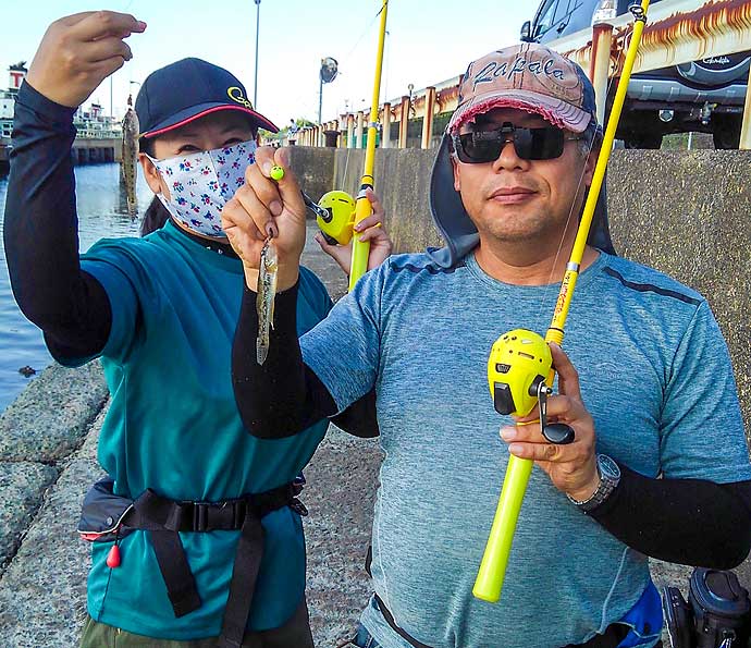 ちょい投げハゼ釣りで70匹手中　初心者用タックルで堪能【霞ケ浦ふ頭】