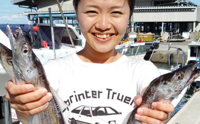 【三重・愛知】沖のルアー釣り最新釣果　ジギングタチウオにエギング好調