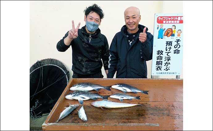 【三重】イカダ＆カセ最新釣果　75cm大型マダイ浮上にアオリイカも好調