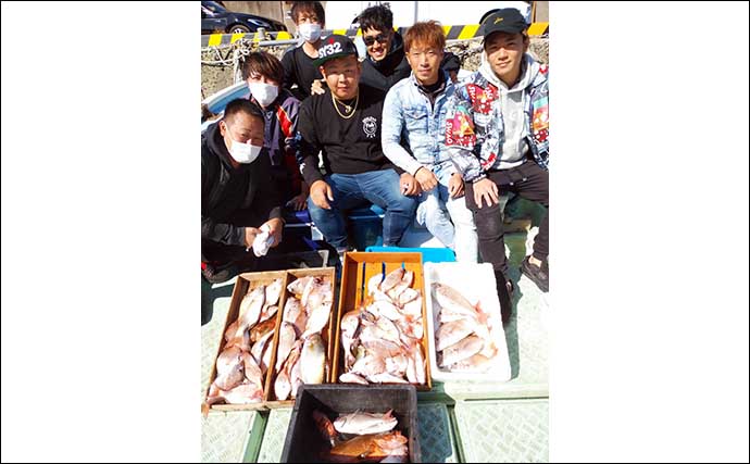 【福岡】沖のエサ釣り最新釣果　『アラ』など良型の高級根魚目白押し