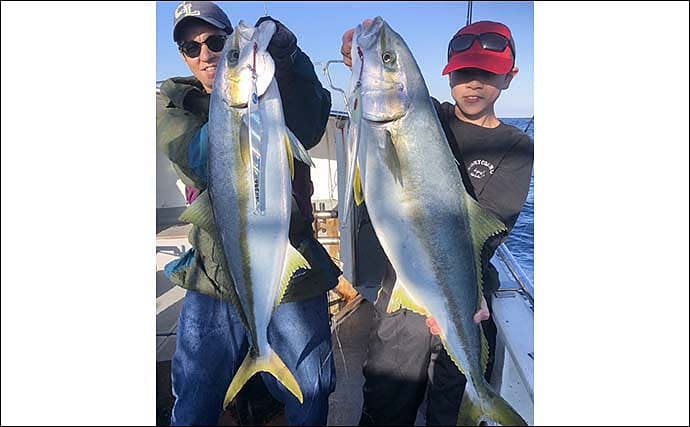 上五島の秋ヒラマサが本格期へ突入　ジギングで入れ食いに【幸漁丸】