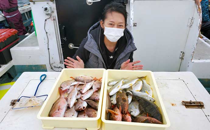 【愛知】沖のエサ釣り最新釣果　沖釣り入門に最適な「ウタセ五目」好調