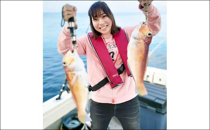 【福岡】沖釣り最新釣果　エビラバや五目釣りで良型アマダイが好調