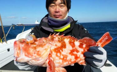 【大分・熊本】沖のエサ釣り最新釣果　『大五郎』級の大型アラカブ浮上