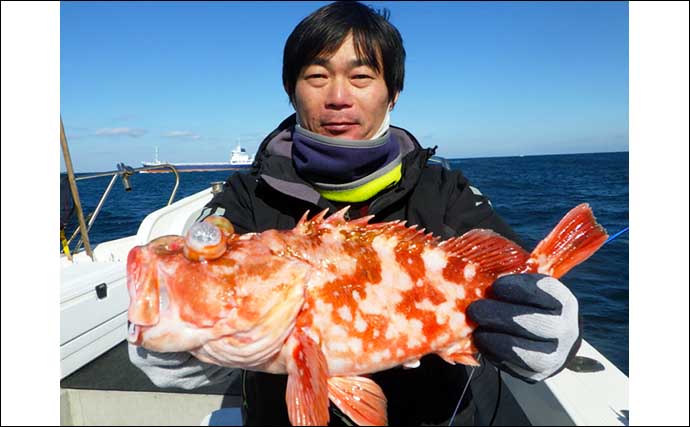 【大分・熊本】沖のエサ釣り最新釣果　『大五郎』級の大型アラカブ浮上