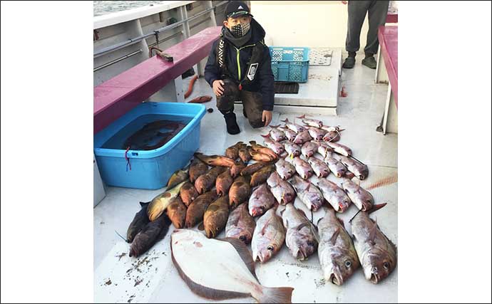 【福岡】沖のエサ釣り最新釣果　五目釣りでアマダイなど「美味魚」続々