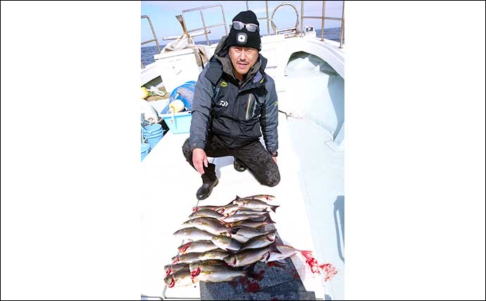 【福岡】沖のエサ釣り最新釣果　アジ泳がせで良型チカメキントキ浮上