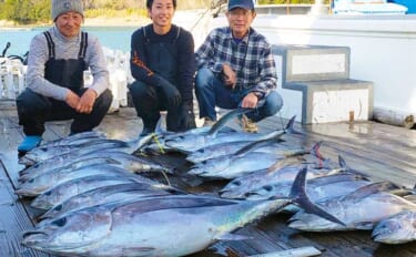 【三重・愛知】沖のルアー最新釣果　トンボジギングでマグロ船中40匹