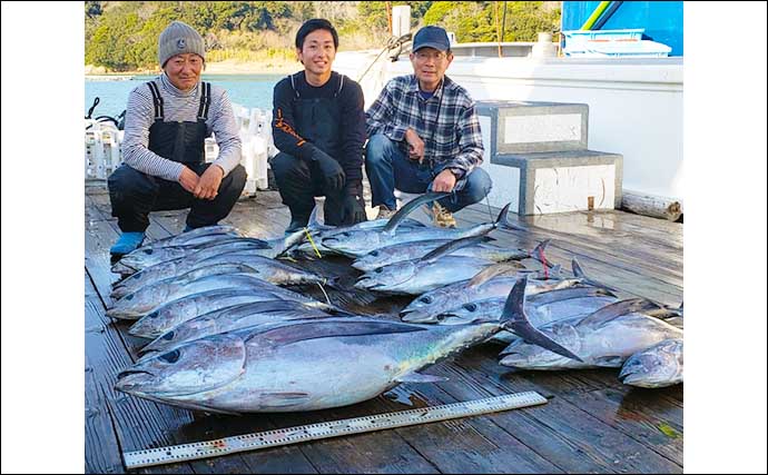 【三重・愛知】沖のルアー最新釣果　トンボジギングでマグロ船中40匹