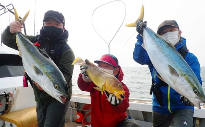 【福岡】沖のルアー最新釣果　ジギングで13kg頭に寒ブリラッシュ