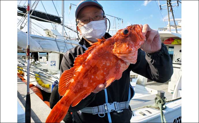 【大分・熊本】沖釣り最新釣果　大型シロアマダイに大五郎アラカブ登場