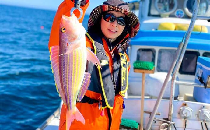 「胴つき仕掛け」のアマダイ五目釣り　本命不発も美味なゲスト魚で満足
