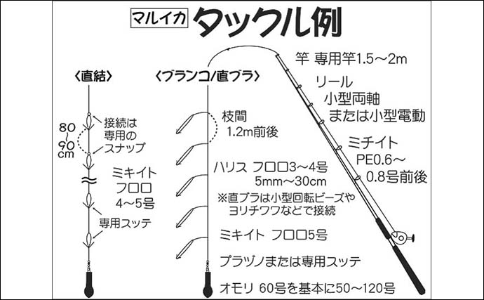 【2021関東】船マルイカ開幕　釣り方の基本から釣具の配置まで解説