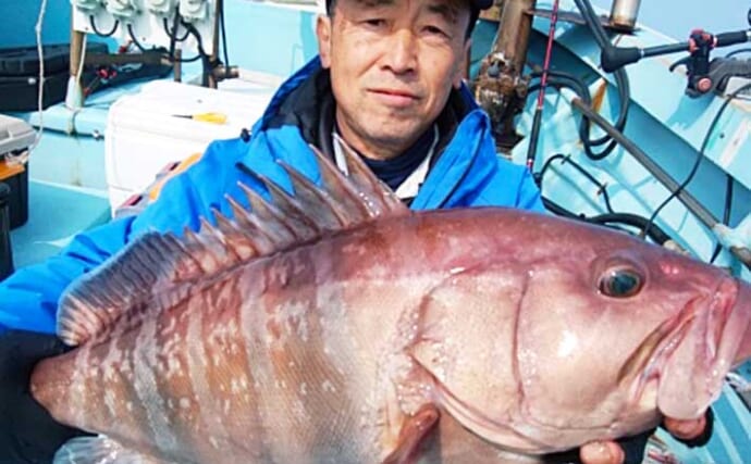 【玄界灘】沖のエサ釣り最新釣果　五目釣りでタカバにアマダイと多彩