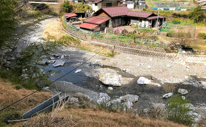 名栗川のテンカラ釣りでヤマメと対面　台風被害から見事に回復【埼玉】