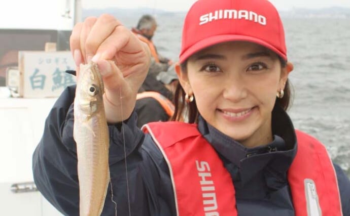 船シロギス釣りでお土産バッチリ　「小さめのエサ」が的中【東京湾】