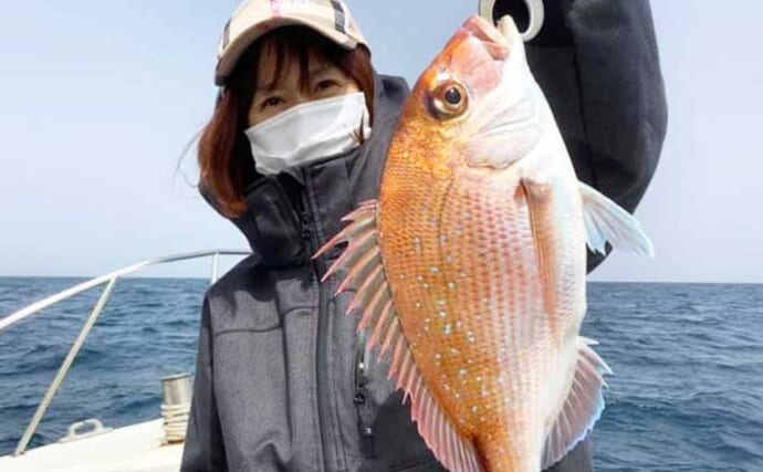 【福岡】沖のルアー最新釣果　タイラバ好調で「乗っ込み」に好期待