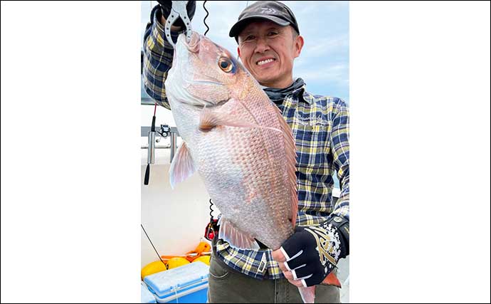 【大分・熊本】沖釣り最新釣果　テンヤ＆タイラバで『桜ダイ』好気配